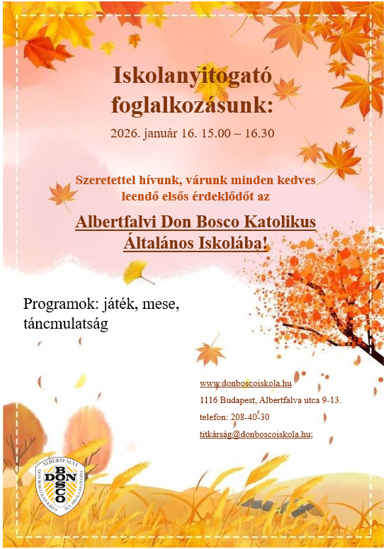 Nyílt órák az alsó tagozaton