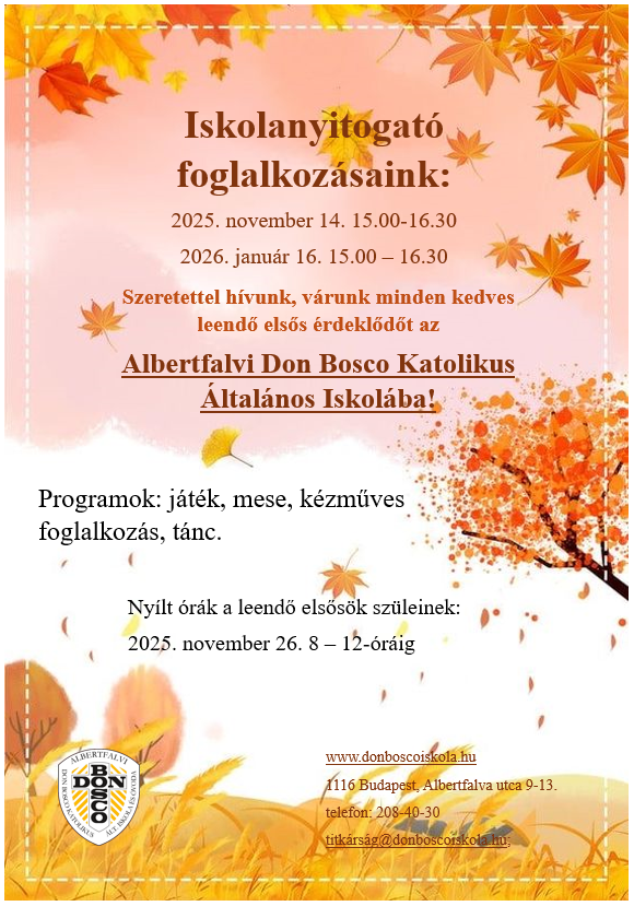 Nyílt órák a felső tagozaton